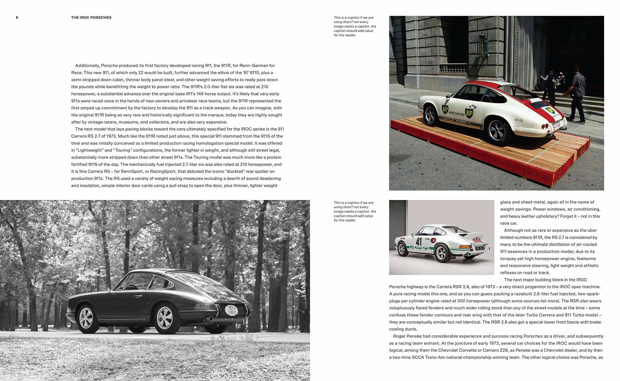 The IROC Porsches
